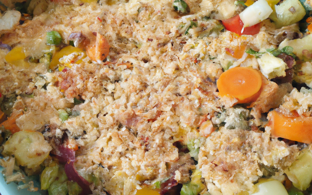 Crumble de légumes maison