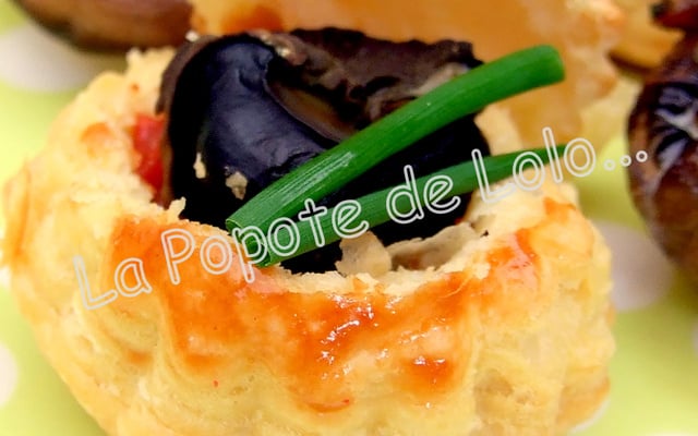Escargots en habit feuilleté