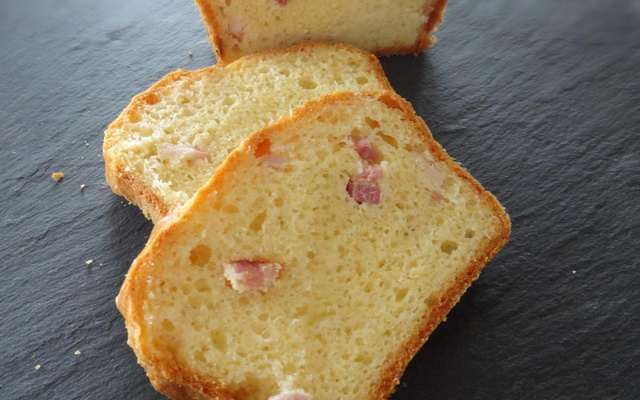 Cake au jambon et fromage