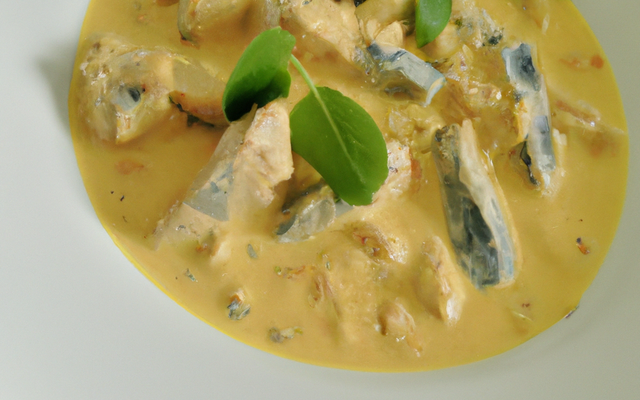 Curry de thon au lait de coco