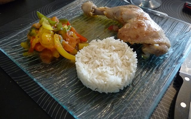 Poulet basquaise bon marché