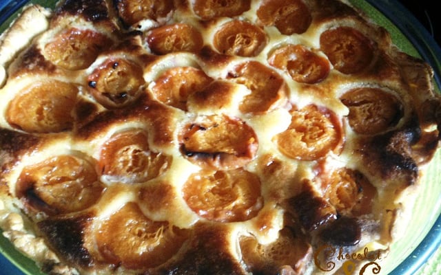 Tarte aux abricots et à l'amandine