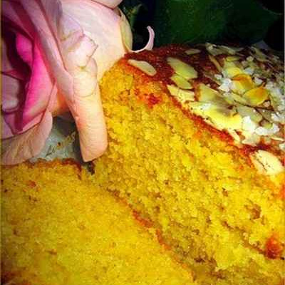 Cake à la gelée de sureau et au pavot blanc