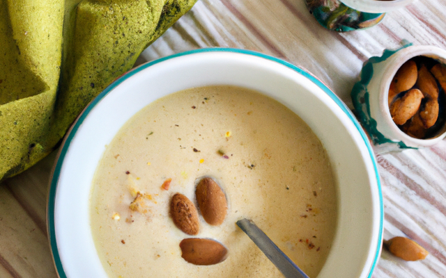 Soupe aux amandes