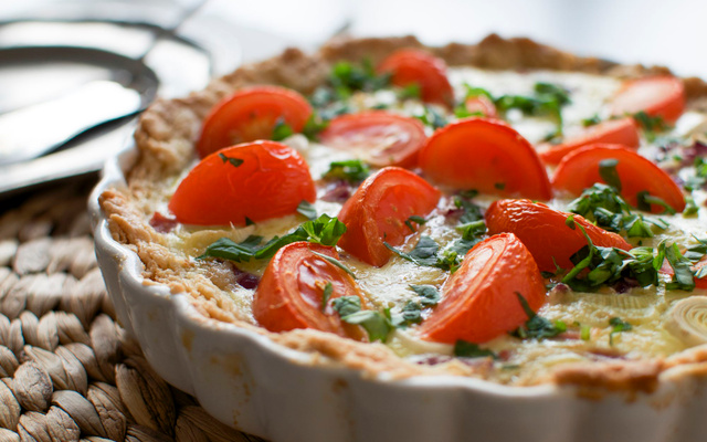 Quiche à la tomate