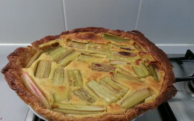 Tarte à la rhubarbe classique