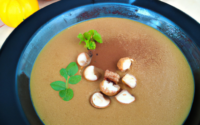 Velouté de poti-marrons