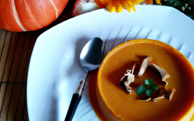 Flan de potiron giraumon