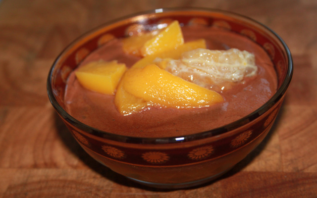 Mon duo pêche-choco