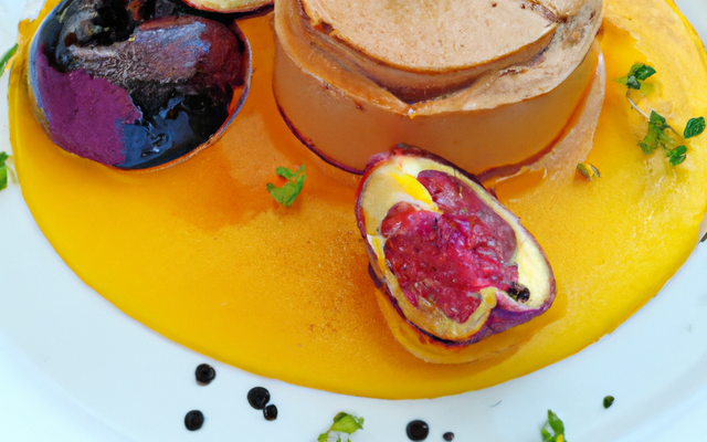 Délicieux foie gras à la mangue