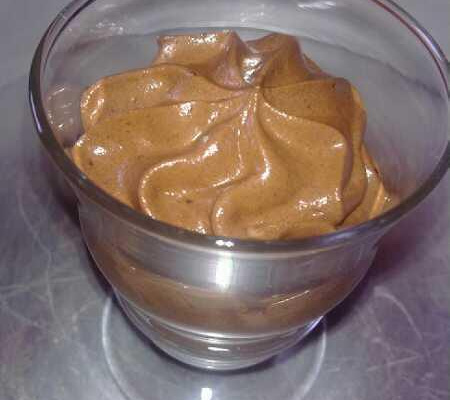Mousse au chocolat sans œufs