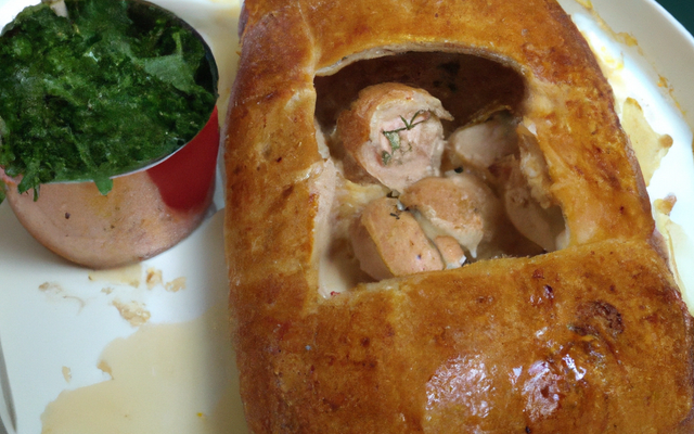 Volaille du Gâtinais en croûte de sel maison