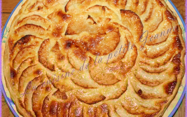 Tarte aux pommes amandes