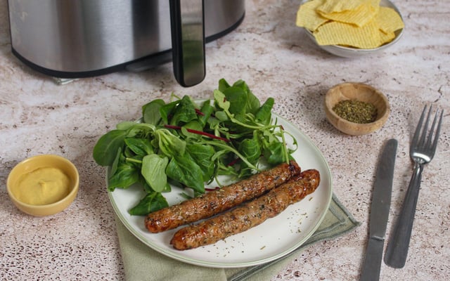 Chipolatas au Air Fryer