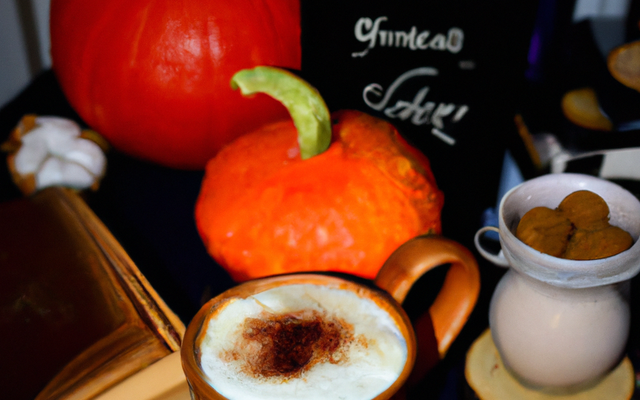 Cappuccino de potimarron au lait de coco