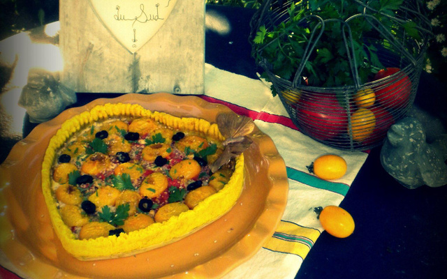 Tartelettes du sud au tomates cerises