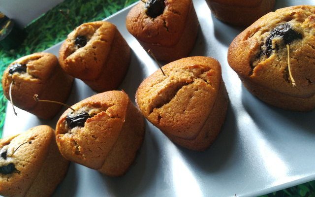 Mini-moelleux à la cerise