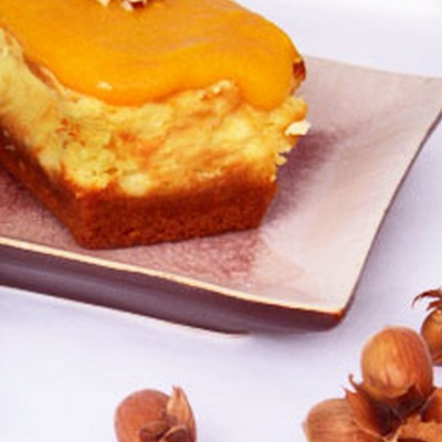 Cheesecake aux noisettes & Butternut curd
