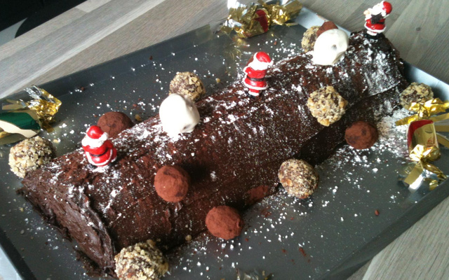 Bûche façon trianon maison