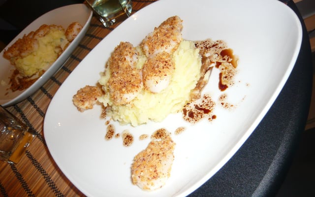 Purée noisettée et ses Saint-Jacques