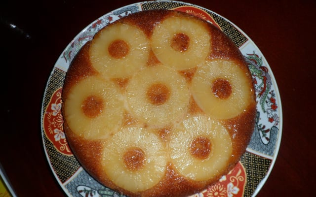 Gâteau aux ananas express