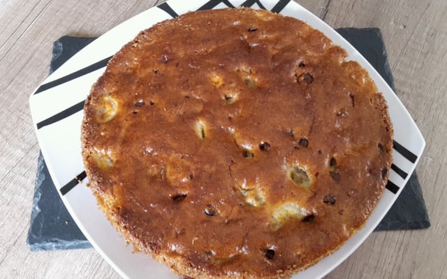 Gâteau aux pépites de chocolat sans œufs