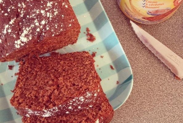 Cake banania et banane