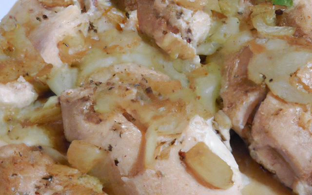 Poulet à l'oignon : une recette très rapide! 