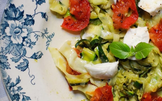 Tagliatelles de courgettes à l’italienne