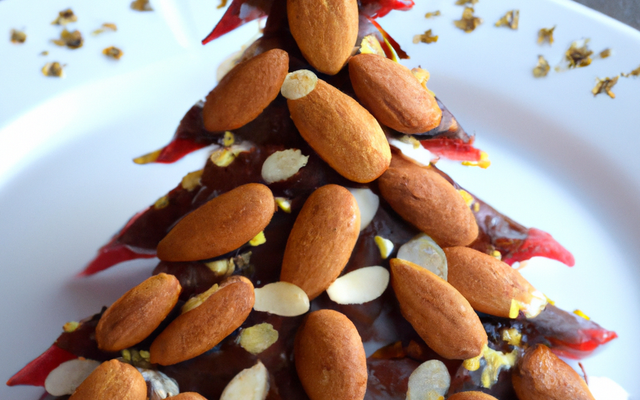 Sapin de Noël aux amandes