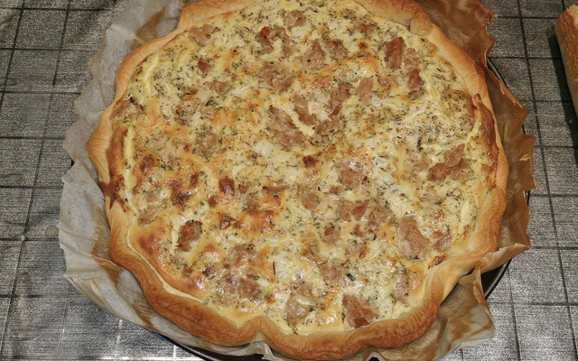 Tarte au thon et Boursin