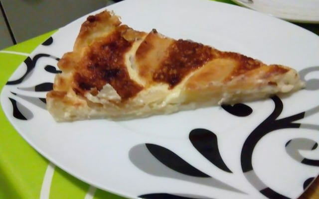 Tarte aux pommes et mascarpone