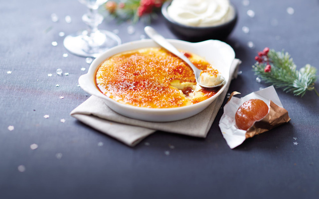 La crème brûlée aux marrons