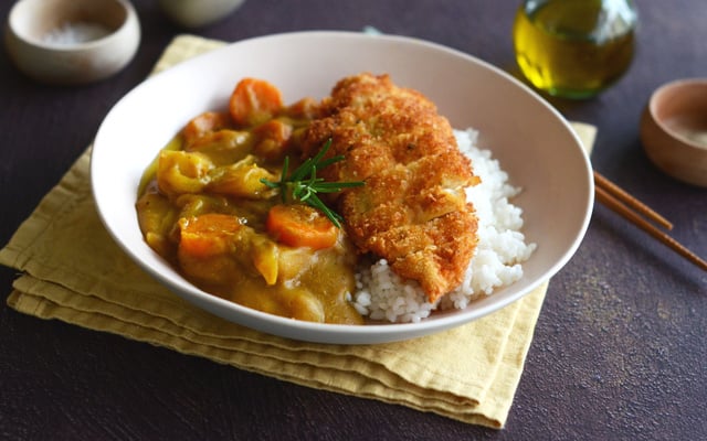 Poulet katsu au curry japonais