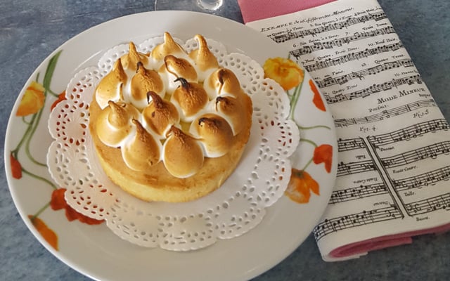 Tartelette au citron meringuée