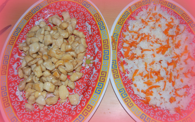 Sauté de poulet au miel graine de sésame