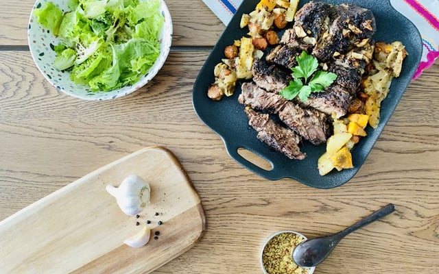 Rôti palette à la moutarde et à l'érable