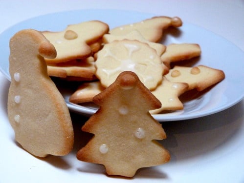 Sablés de Noël et glaçage en sucre glace