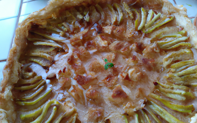 Tarte aux poireaux express
