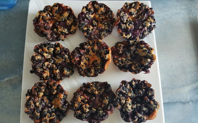 Clafoutis aux myrtilles