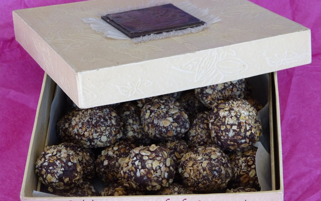 Truffes croustillantes au Muesli et graines sésame
