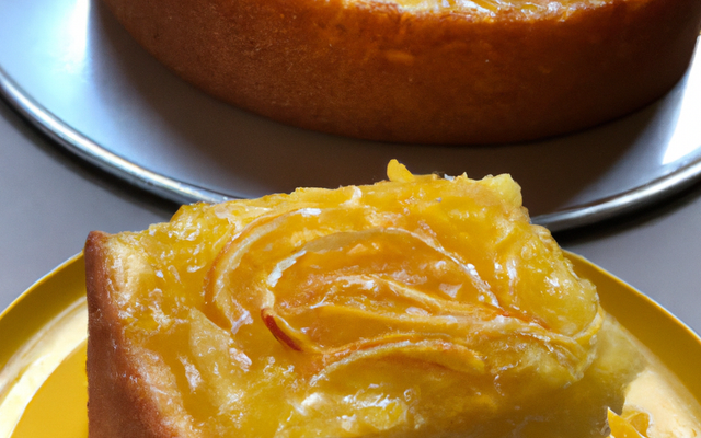 Gâteau moelleux au citron et marmelade de citron
