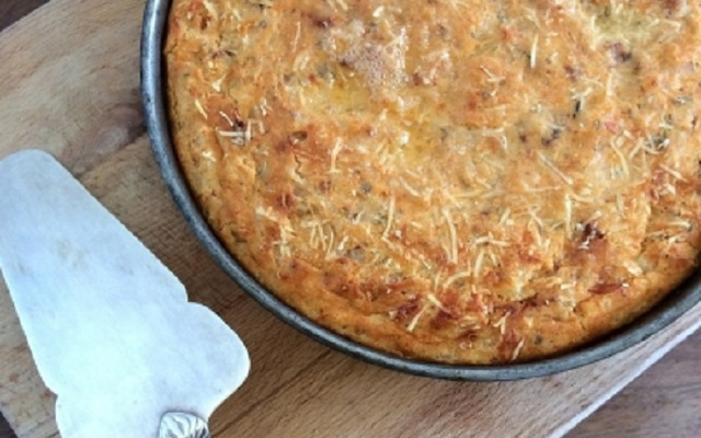 Riz gratiné aux herbes
