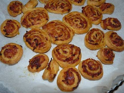 Roulé feuilleté chorizo emmental