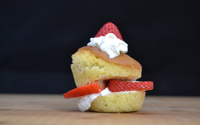 Muffins Shortcake aux fraises