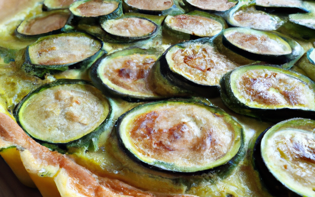 Quiche à la courgette de saison