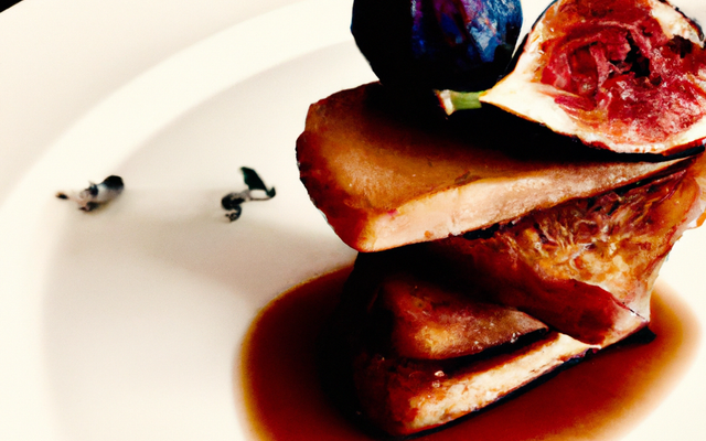 Foie gras et sa gelée de figues au thé cannelle