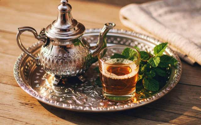 Thé à la menthe marocain