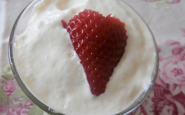 Tiramisu aux fraises au parfum de thé
