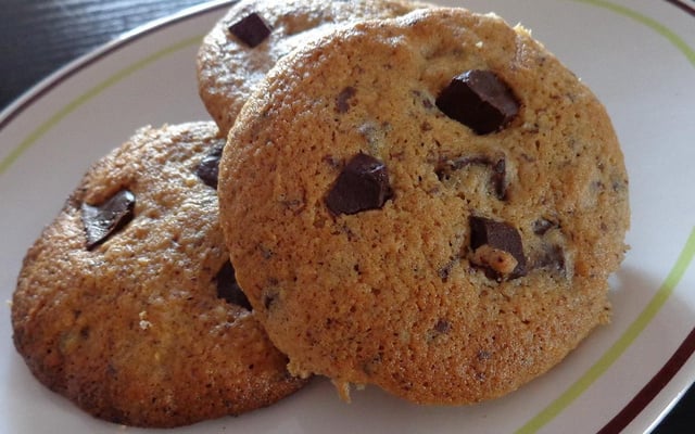 Cookies spéculoos, pépites chocolat